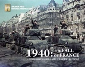 1940: The Fall of France – A Panzer Grenadier Game (2009) Board Game