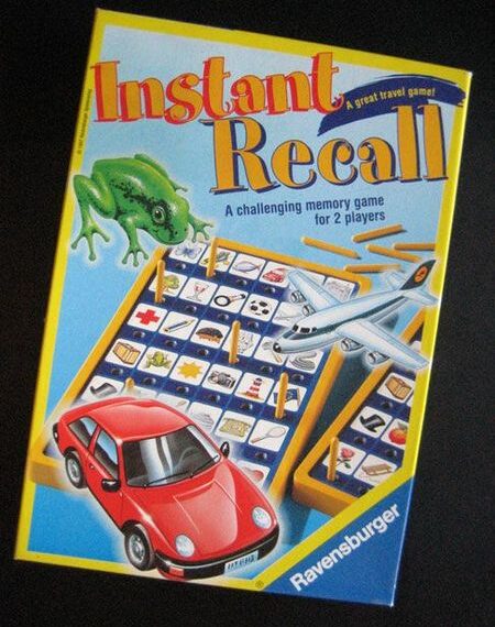 Instant Recall (1965) Board Game