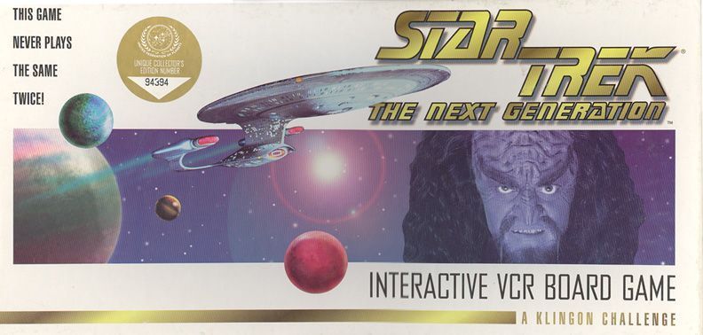 Star Trek: The Next Generation – Interactive VCR Board Game – A Klingon Challenge (1993)…