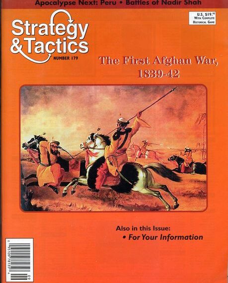 The First Afghan War, 1839-42 (1996) Board Game