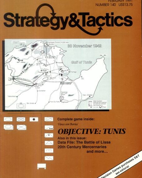Objective: Tunis (1991) Board Game