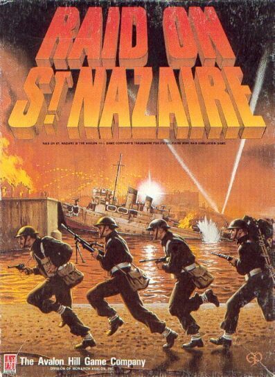 Raid on St. Nazaire (1987) Board Game