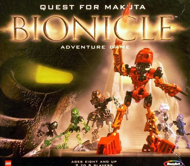 Bionicle Adventure Game: Quest For Makuta (2001) Board Game