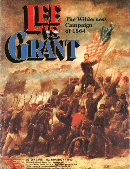 Lee vs. Grant: The Wilderness Campaign of 1864 (1988) Board Game