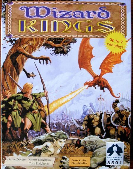 Wizard Kings (2000) Board Game