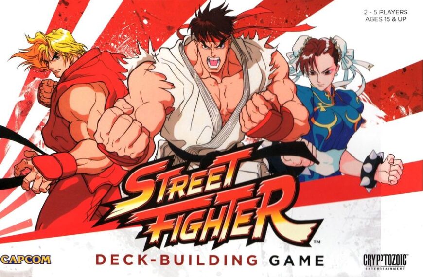 CapCom Street Fighter Deck-Building Game (2014) Board Game