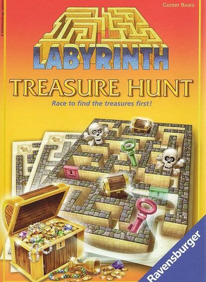 Labyrinth Treasure Hunt (2005) Board Game