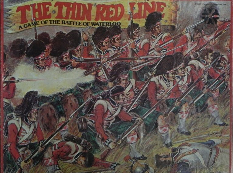 The Thin Red Line: A Game of the Battle of Waterloo (1979) Board Game