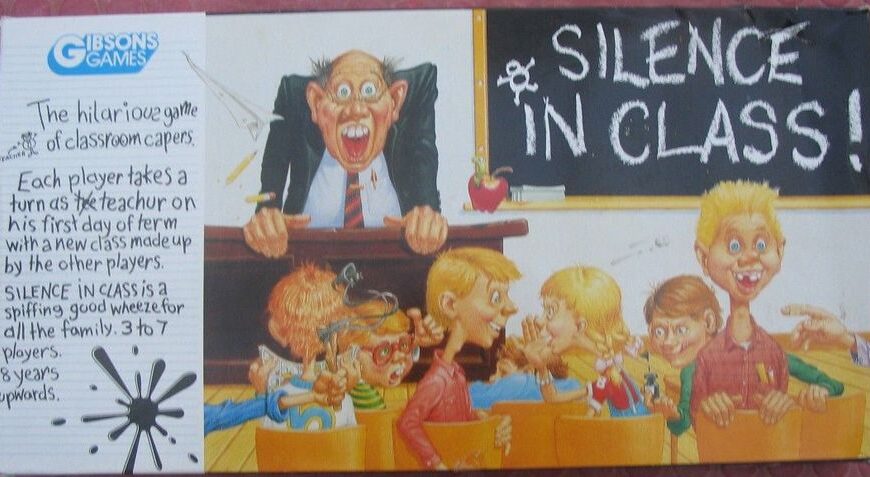 Silence in Class! (1988) Board Game