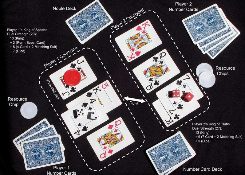 Dueling Nobles (2004) Board Game