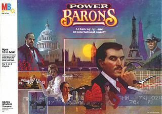 Power Barons (1986) Board Game