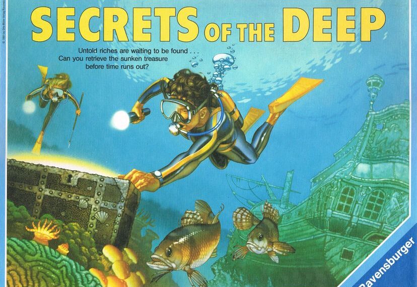 Secrets of the Deep (1991) Board Game