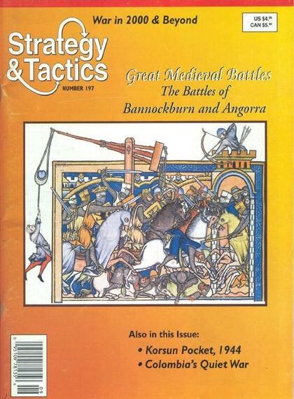 Great Medieval Battles Bannockburn and Angorra (1999) Board Game