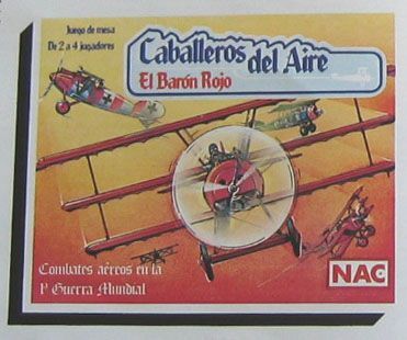 Caballeros del Aire: El Barón Rojo (1986) Board Game