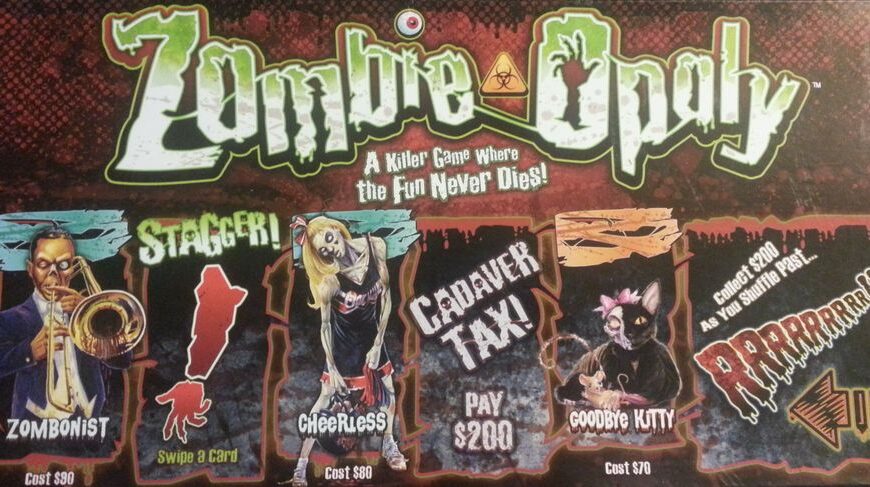 Zombie-opoly (2012) Board Game