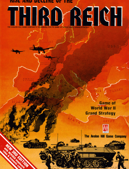Rise and Decline of the Third Reich (1974) Board Game
