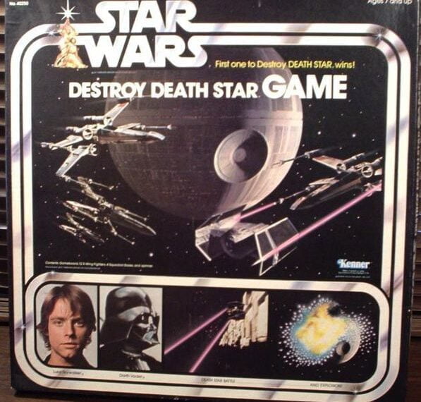 Star Wars: Destroy Death Star Game (1977) Board Game