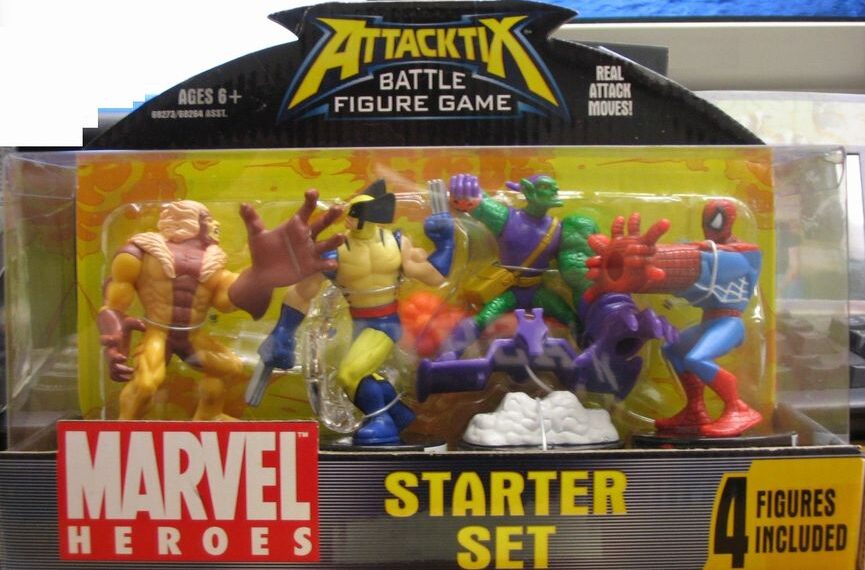 Attacktix Battle Figure Game: Marvel (2006) Board Game