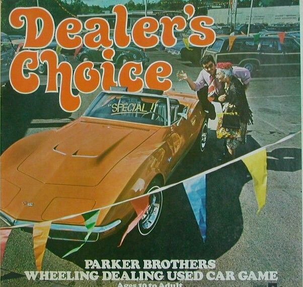 Dealer’s Choice (1972) Board Game