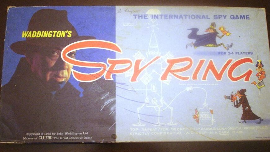 Spy Ring (1965) Board Game