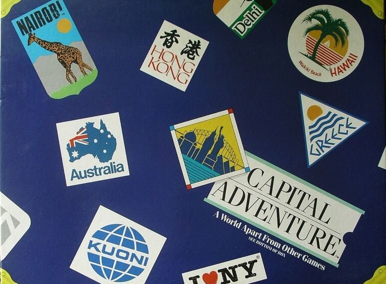 Capital Adventure (1986) Board Game