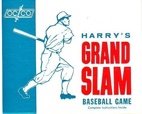 Harry’s Grand Slam Baseball Game (1962) Board Game