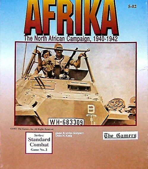 Afrika: The North African Campaign, 1940-1942 (1993) Board Game