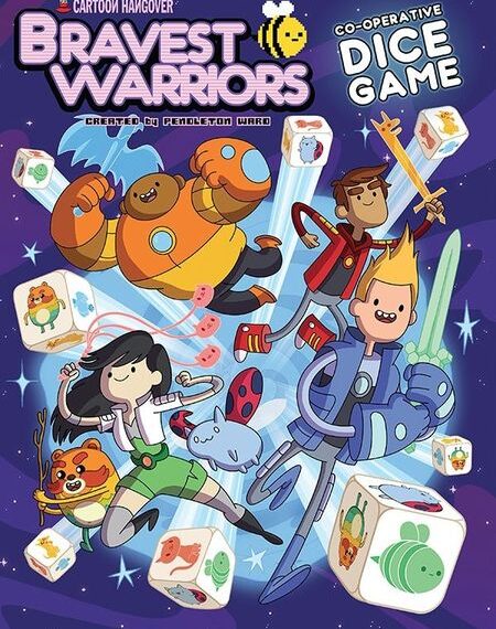 Bravest Warriors Co-operative Dice Game (2014) Board Game