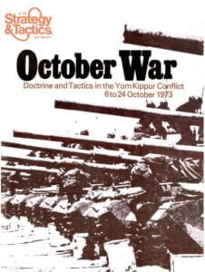 October War: Doctrine and Tactics in the Yom Kippur Conflict, 1973 (1977) Board Game