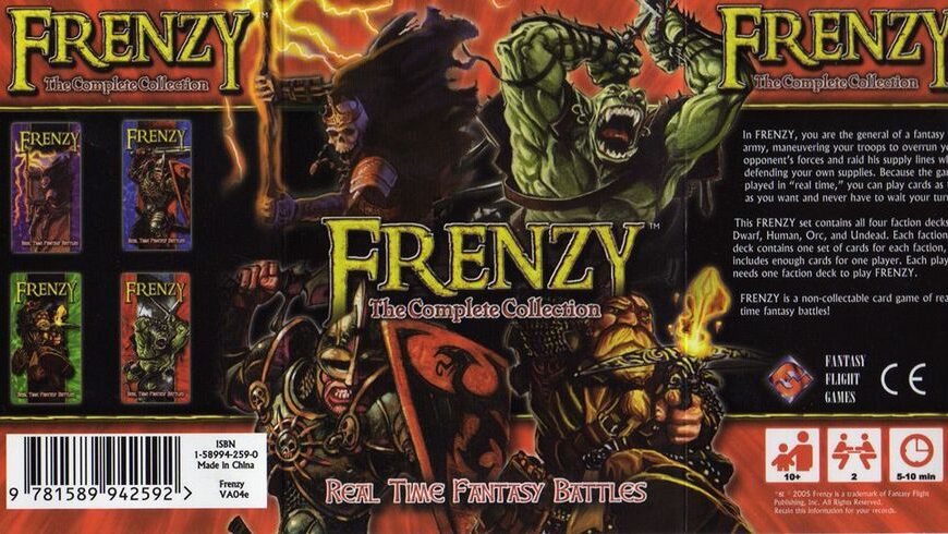 Frenzy (2003) Board Game