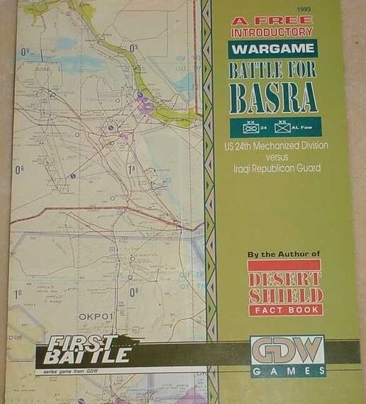 Battle for Basra (1991) Board Game