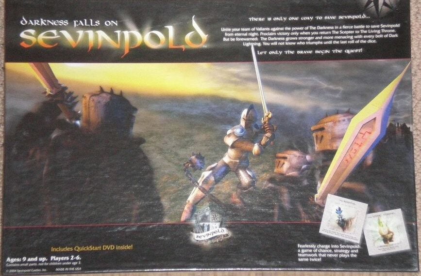 Darkness Falls on Sevinpold (2002) Board Game