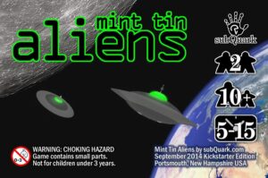 Mint Tin Aliens (2014) Board Game