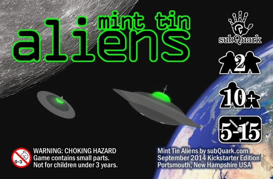 Mint Tin Aliens (2014) Board Game