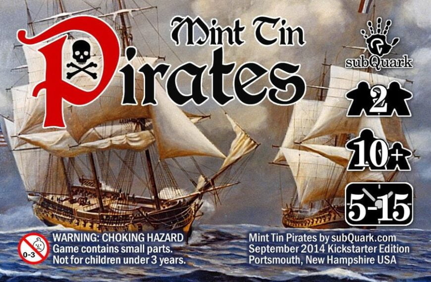 Mint Tin Pirates (2014) Board Game