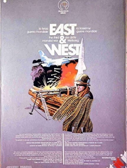 East & West: The Third Mondial War (1981) Board Game