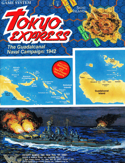 Tokyo Express: The Guadalcanal Naval Campaign – 1942 (1988) Board Game