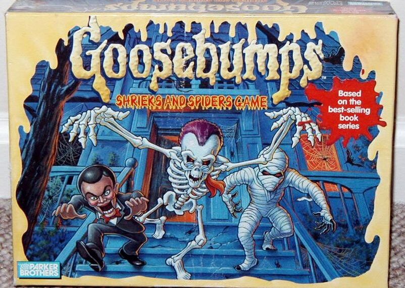 Goosebumps: Shrieks and Spiders Game (1995) Board Game