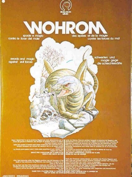 Wohrom: Swords and Magic Against Evil Forces (1981) Board Game