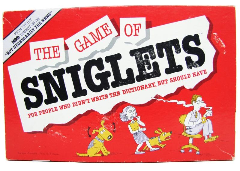 The Game of Sniglets (1989) Board Game