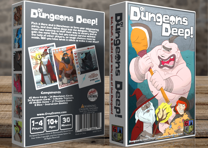Of Dungeons Deep! (Second Edition) (2015) Board Game