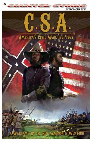 C.S.A. America’s Civil War 1861-1865 (2008) Board Game