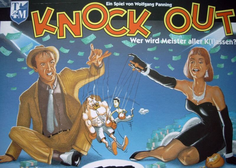 Knock Out (1994) Board Game