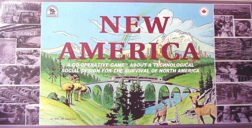 New America (1980) Board Game
