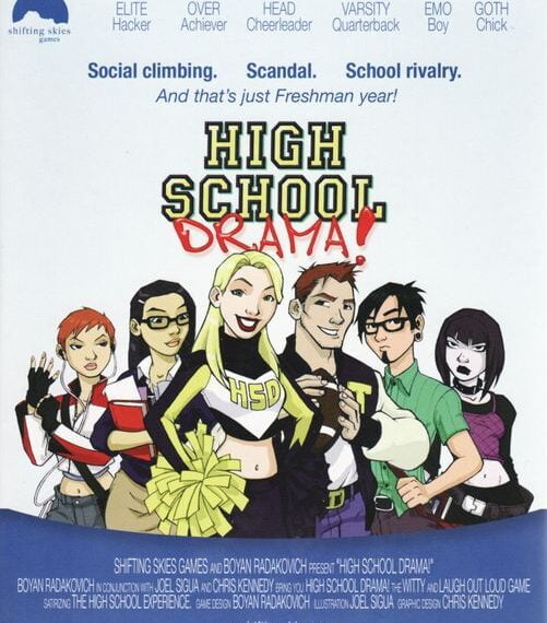 High School Drama! (2006) Board Game