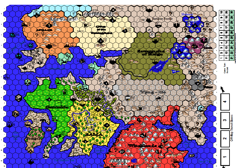 Divine Right: Scarlet Empire Board Game