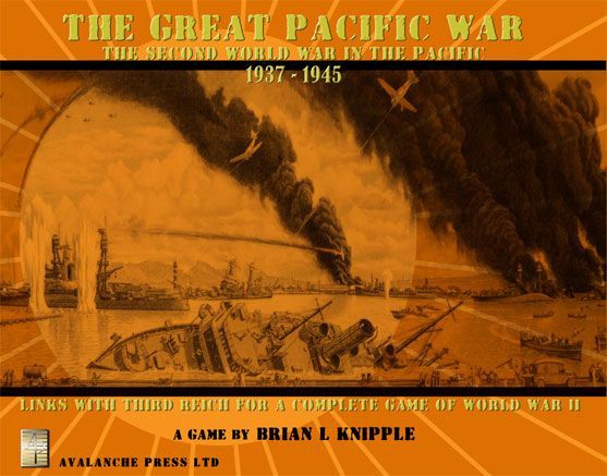 The Great Pacific War: The Second World War in the Pacific 1937-1945 (2003) Board Game