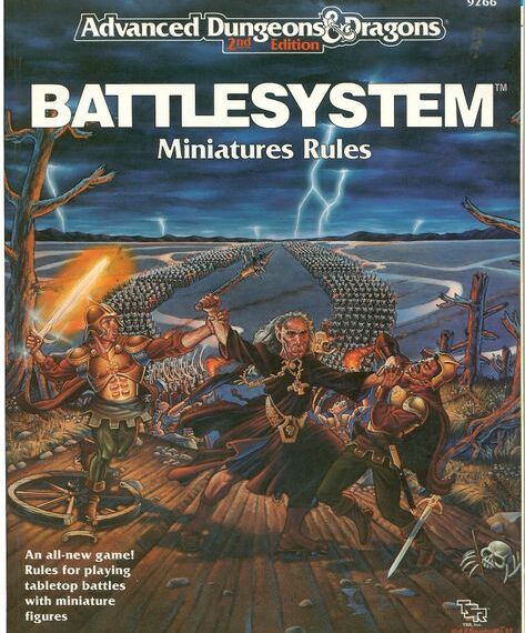 Advanced Dungeons & Dragons Battlesystem (Second Edition) (1989) Board Game