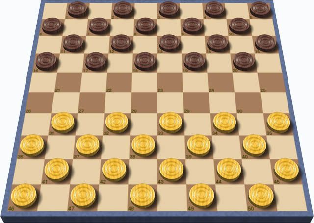 International Checkers (1600) Board Game