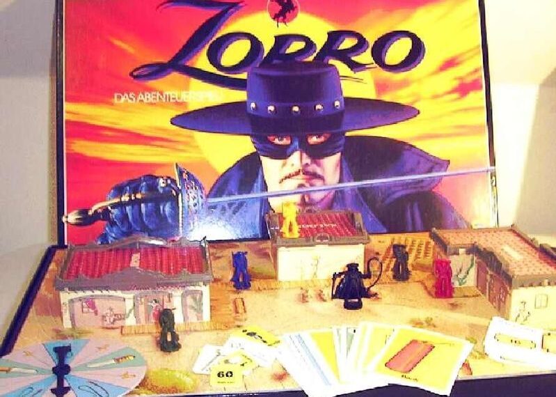 Zorro (1991) Board Game
